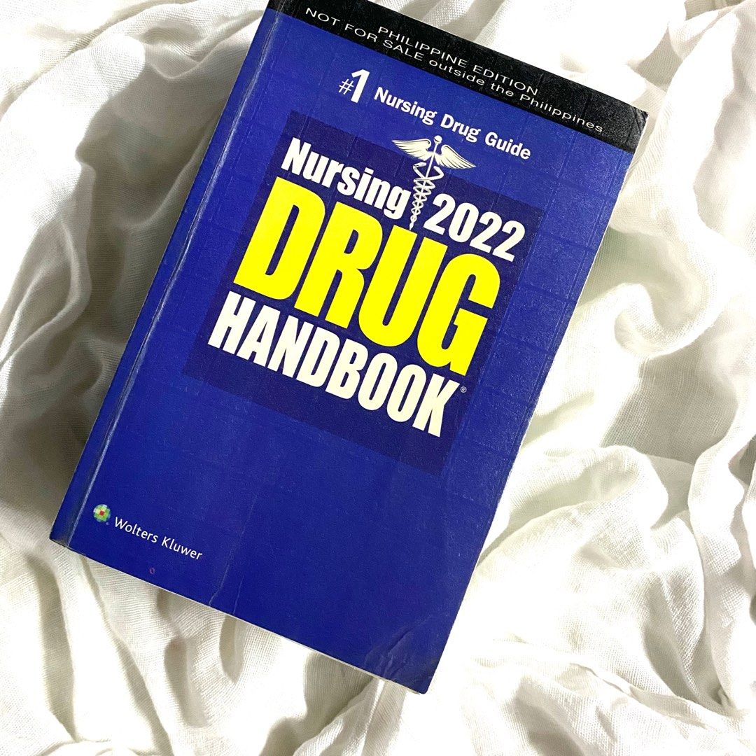 Nursing Drug Handbook 2022 Original (Category: Textbooks) located in Manila. Submitted by roche.ph (Listing ID 1376125592, Image 1). Description: Get this book for only 900 pesos Almost good as new. In good condition W/ cover .But can remove it if you want. bought this for 2k plus rfs: need funds for school.