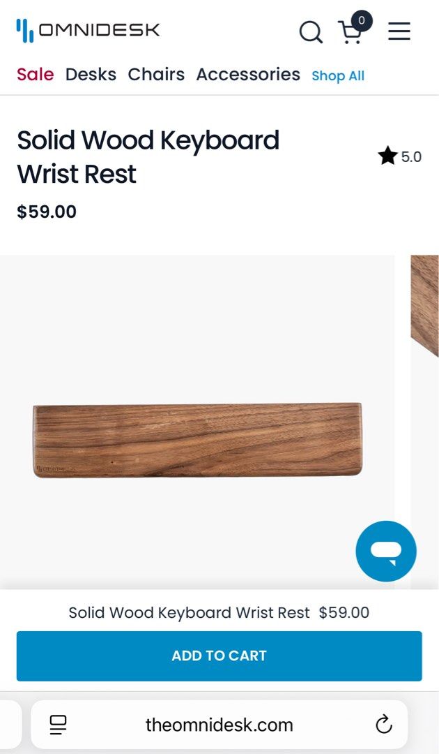 OMNIDESK Solid Wood Keyboard Wrist Rest628630592354581128