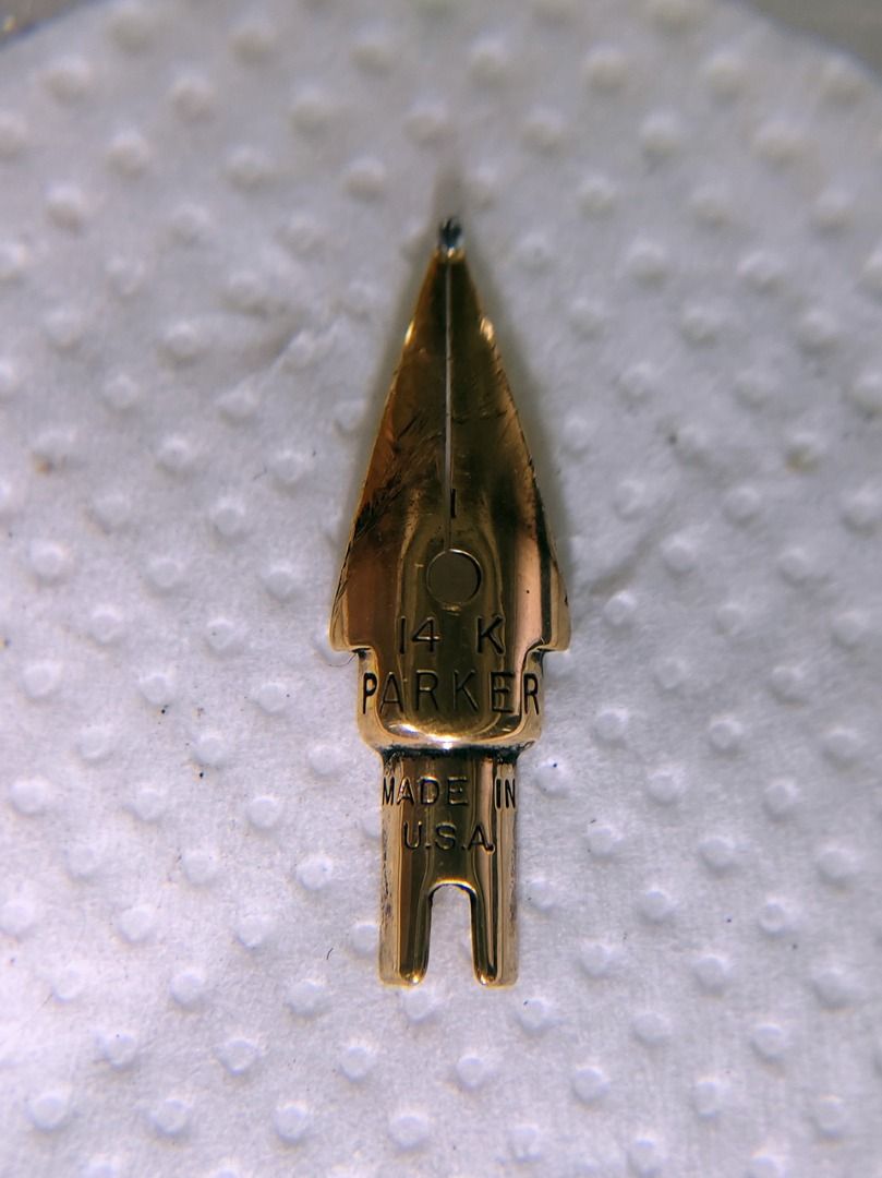 Parker 45 Flighter 14K Solid Gold Nib for Fountain Pen [Fine Tip with ...