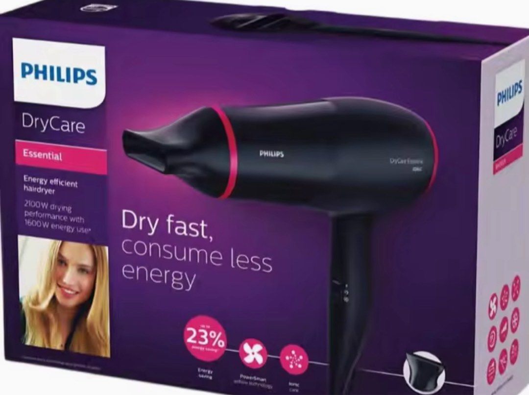 Philips BHD029 Dry Care Essential Care Energy Efficient, Beauty