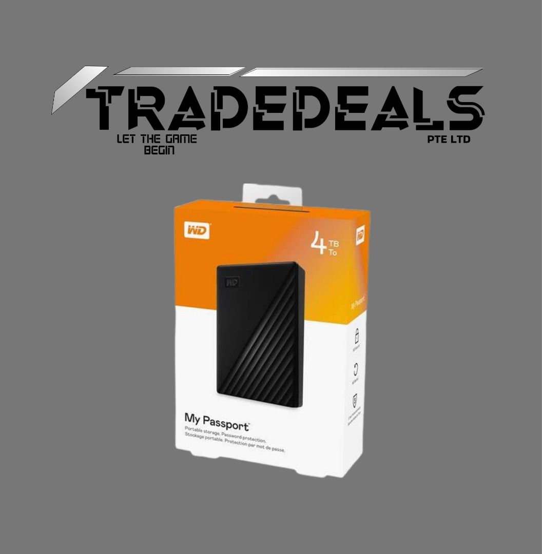 Western Digital My Passport External Hard Drive (1TB / 2TB / 4TB / 5TB / 6TB) USB 3.0 [ 3 Year Warranty By WD ]62863110665603112