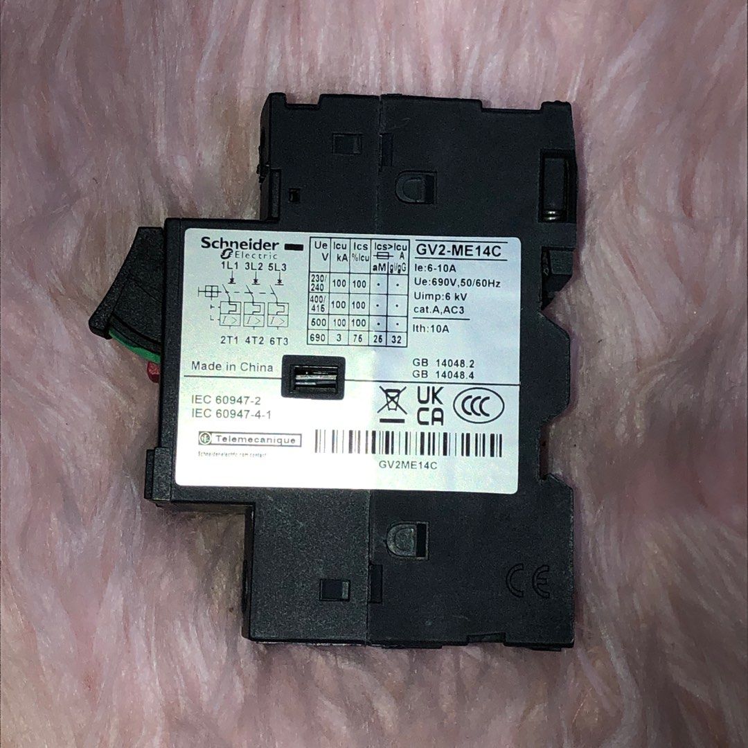 Schneider GV2ME14C Motor Circuit Breaker (Category: Electrical, Adaptors & Sockets) located in Pasig City. Submitted by dnc.onlineshop (Listing ID 1376155115, Image 2). Description: .