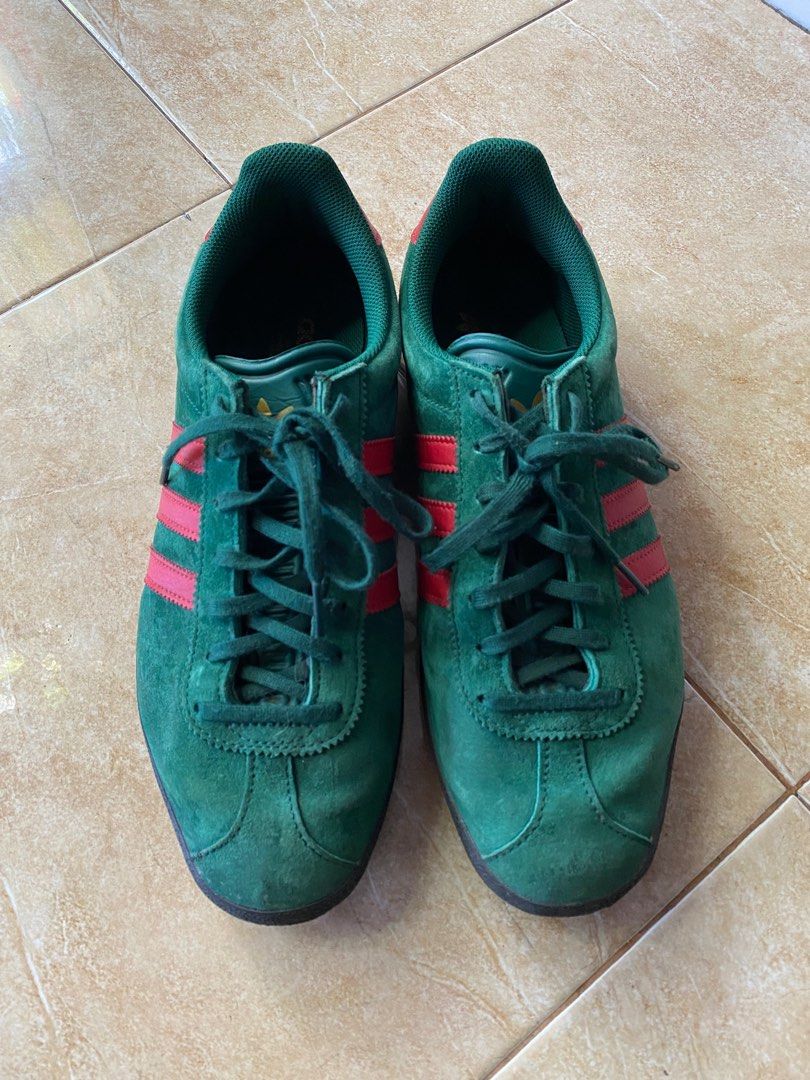 adidas gazelle silver green womens adidas W Gazelle Indoor 'Green Glow Pink' 6.5