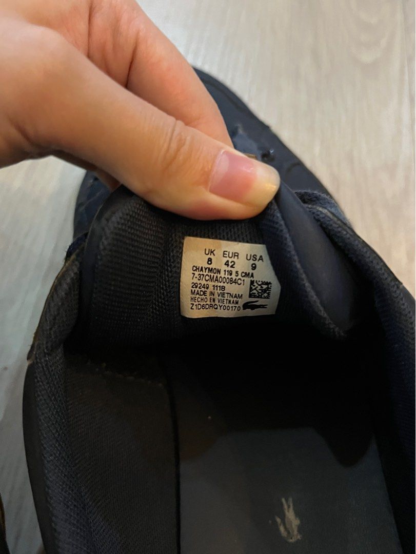 Sepatu Lacoste Mens Chaymon 119 Navy Ori