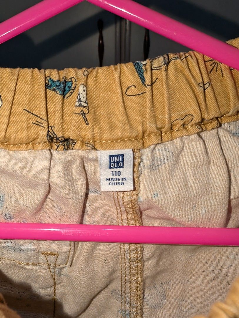 Size 110 // Uniqlo KID'S Easy Shorts (Category: Babies & Kids Fashion) located in Singapore. Submitted by plopploop39 (Listing ID 1376174338, Image 3). Description: SELLING AT $5. (Colour similar to caramel yellow. No stains, lightly used - brother wore it for special occasions, so it still looks brand new) Details of the item's material and washing instructions on the last page. Selling because my brother has grown out of the size. MEETUPS LISTE