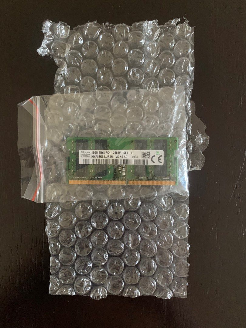 Sk Hynix 16GB 2Rx4 PC4-266V DDR4 Ram salvaged from Lenovo X280 notebook62863110579074115