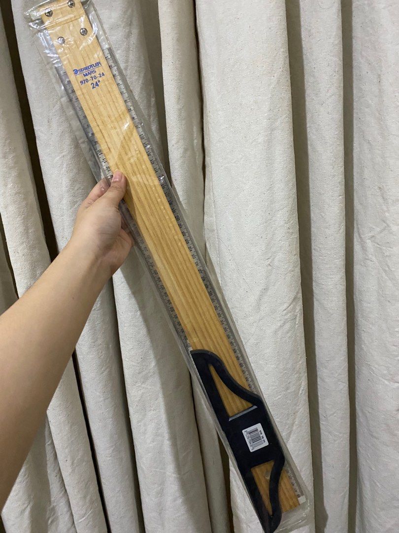 Staedler 24 inch T-Square (Category: Stationery & School Supplies) located in Mabalacat. Submitted by _riripreloved (Listing ID 1376174393, Image 2). Description: never got to use it (im engg student).