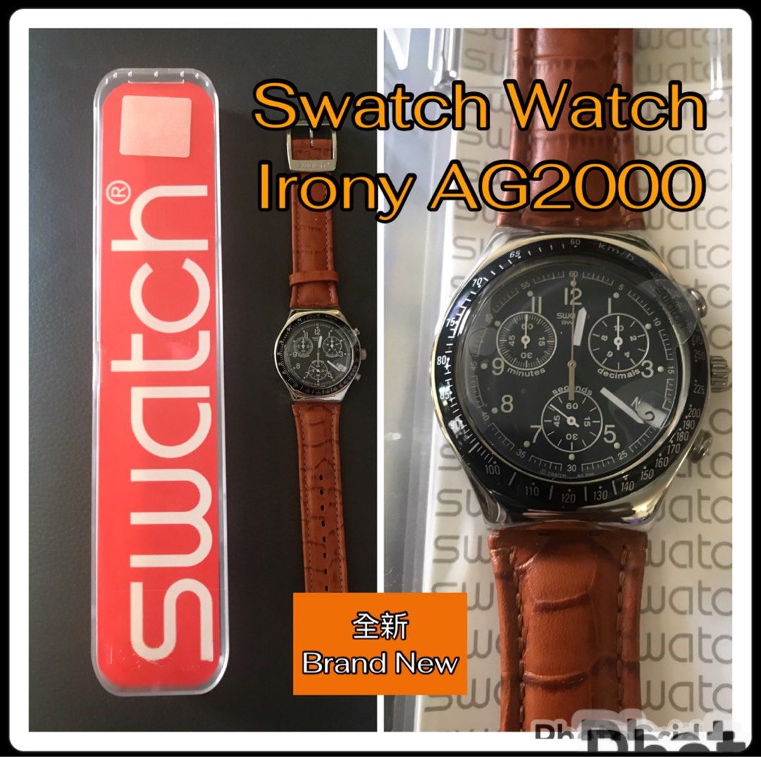Swatch Watch Irony AG2000 Collectibles, 男裝, 手錶及配件, 手錶