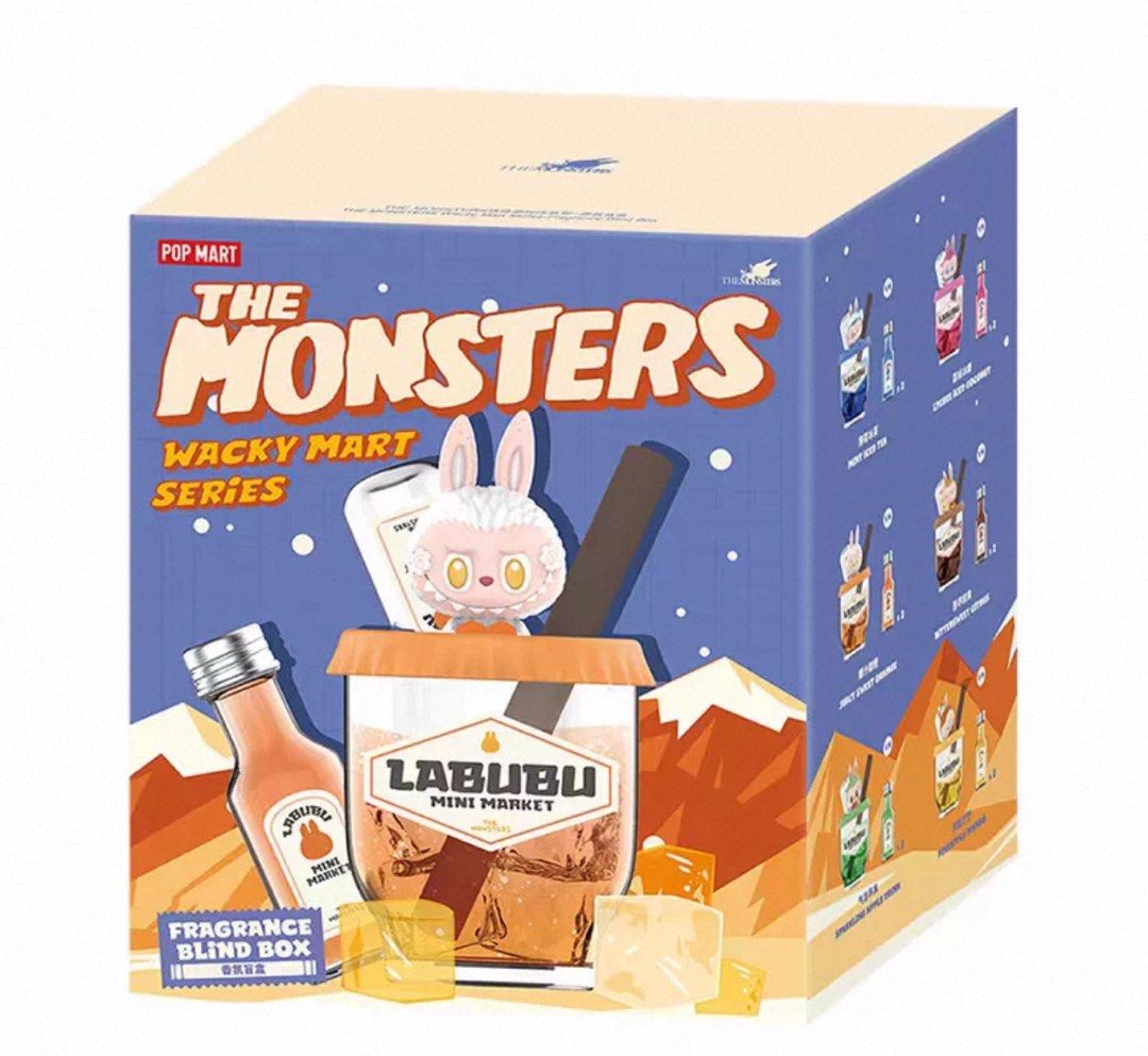 THE MONSTERS LABUBU WACKY MART SERIES POPMART FRAGRANCE BLIND BOX