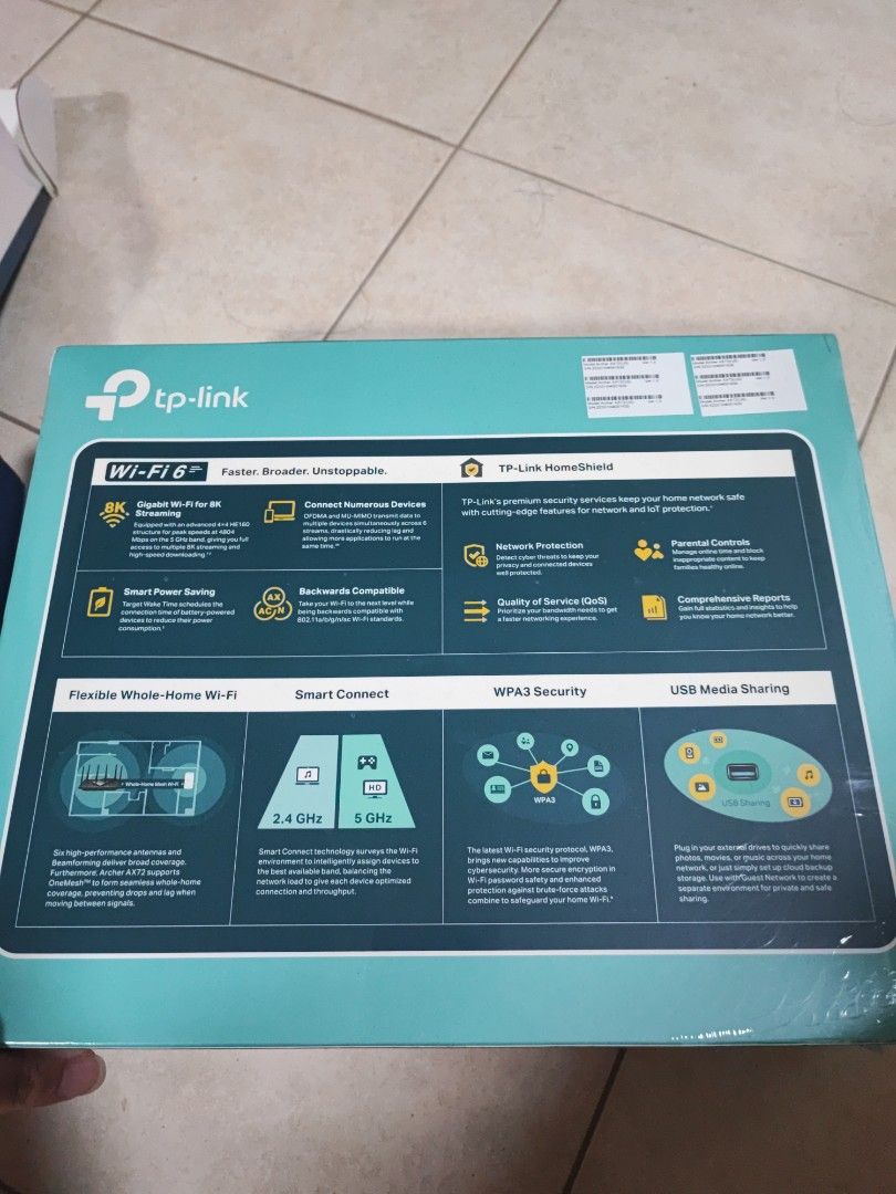 TP-Link Archer AX5400 Gigabit Wi-Fi 6 Router62863084909314112