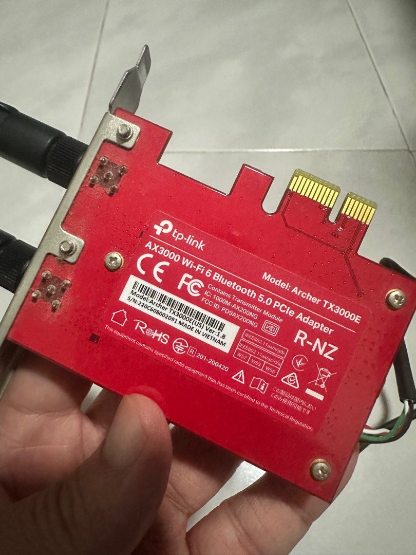 TP-Link Archer TX3000E Wi-Fi 6 PCIe Adapter62863084839683112