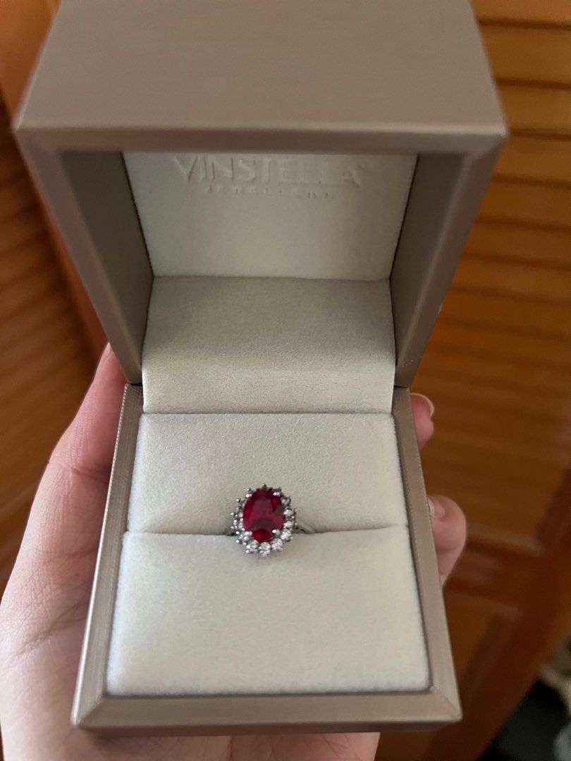 Vinstella Ruby Ring (Category: Rings) located in Kuala Lumpur. Submitted by drls60 (Listing ID 1376055660, Image 3). Description: Meet up or pay via Carousell.
