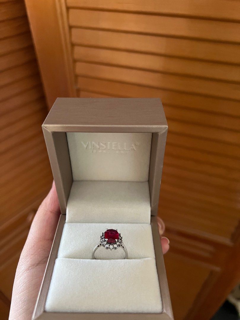 Vinstella Ruby Ring (Category: Rings) located in Kuala Lumpur. Submitted by drls60 (Listing ID 1376055660, Image 1). Description: Meet up or pay via Carousell.