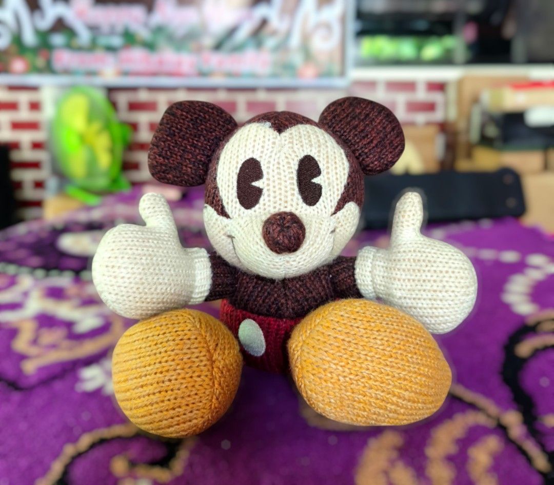 Vintage Crochet Mickey Mouse Stuff toy (Category: Plushies & Soft Toys) located in Digos. Submitted by emmanuel28 (Listing ID 1376066802, Image 2). Description: Vintage Mickey Mouse Stuff toy Crochet in good condition no issue Location: Davao del Sur BUYER SHOULDERS SHIPPING FEE.
