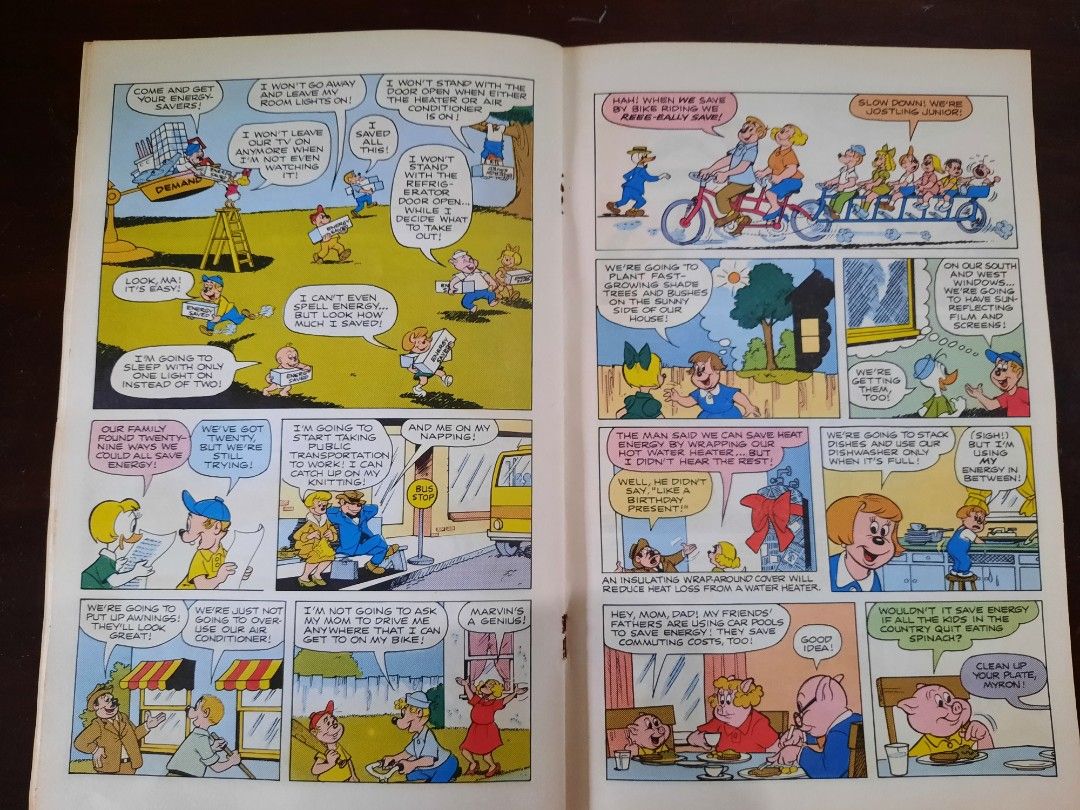 [Vintage] Mickey Mouse and Goofy Energy Conservation Comic, Hobbies ...