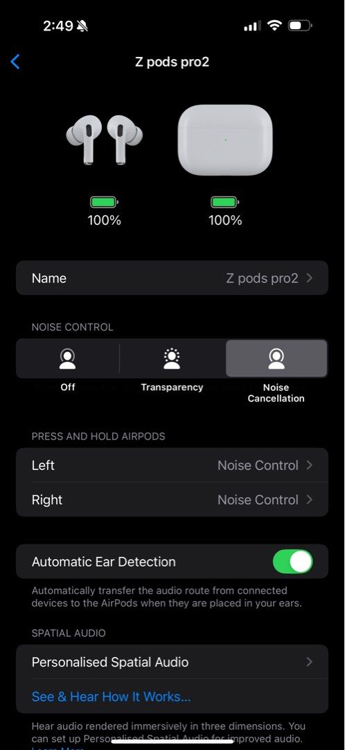 Wireless Earbuds (Category: Earphones) located in Singapore. Submitted by waanngg (Listing ID 1376212810, Image 3). Description: 🎶 Z Pods Pro2 Wireless Earphones! 🎧 More Details: - 🔊 Noise Cancelling Technology: Enjoy an immersive sound experience. 📵 - 📶 Bluetooth 5.0: Benefit from fast and stable connection. 🎥🎶 - 🎶 High Sound Quality: Clear highs, rich mids, and deep bass. 💪 - 🎁 Free Casing Provided!: Choose your preferred case design 