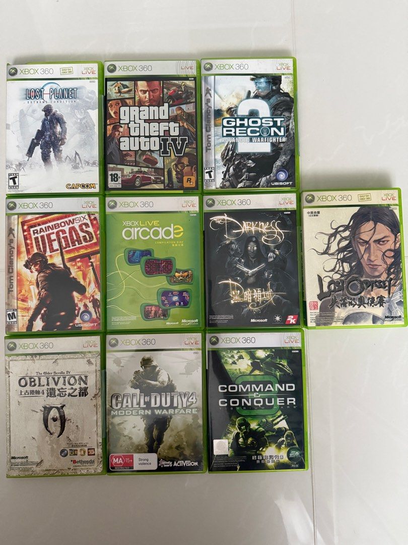 Xbox 360 Games Collection (pre-owned)62863110971137112
