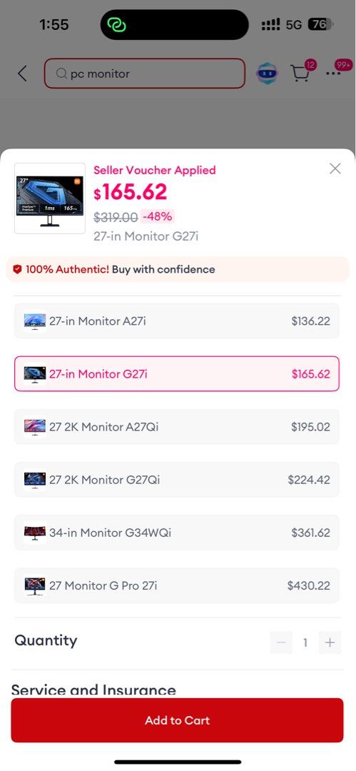 Xiaomi monitor G27i.  -165Hz62863110757633112