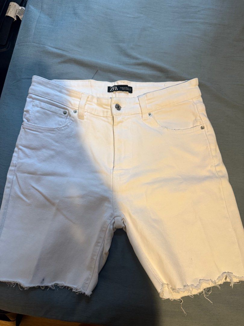 Zara Man short denim white