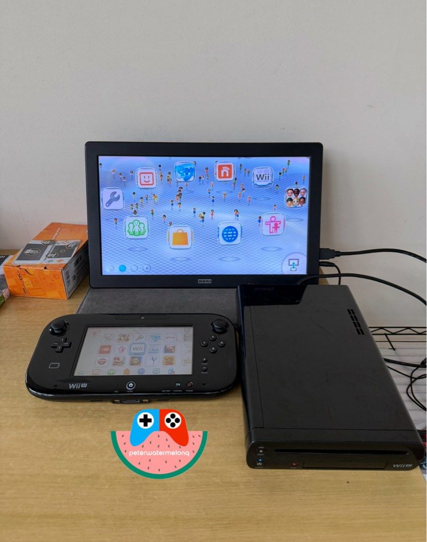 🔥$188 Nintendo Wii U Console Full Set 32GB with Mario Kart Game628530592588821116