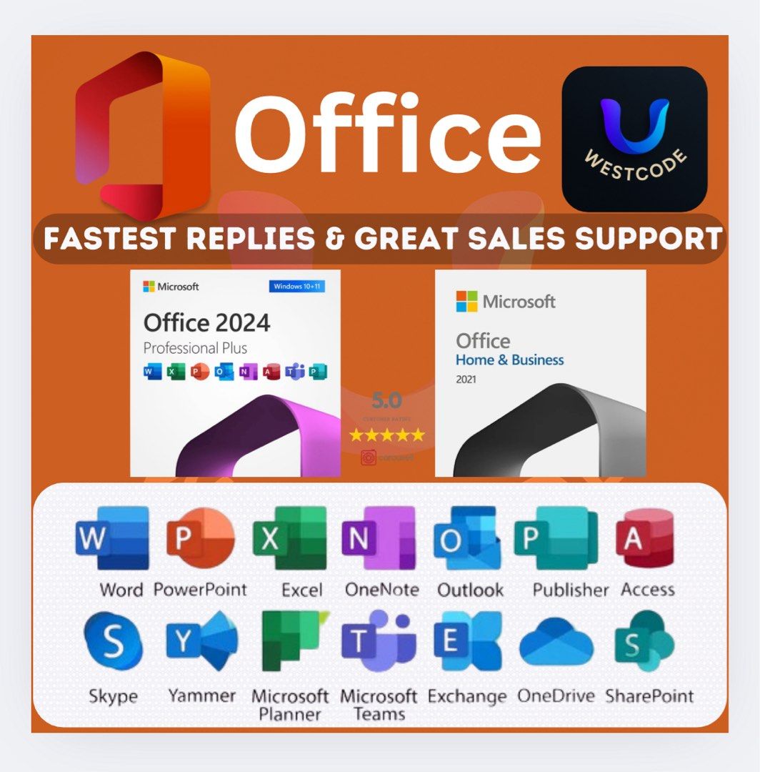 2024 Microsoft Office | Excel | PowerPoint | Word - Professional Plus 2021 / 2024 | Home & Business 2021 Lifetime | 365 Office Yearly | Windows & Mac (Category: Software) located in Singapore. Submitted by westcodesg (Listing ID 1376326449, Image 1). Description: 🖥 Microsoft Office – Lifetime & Subscription Keys at the Best Price! Choose from a range of permanent licenses and Office 365 subscriptions tailored for Windows and Mac users. 💵 Pricin