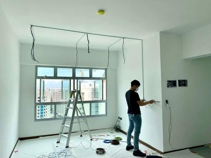 29% Offer fan install/light install/switch/ socket install/power Point /water heater install/drilling & all type electrical service in Singapore. (Category: Electrician Services) located in Singapore. Submitted by innovative_renovation_pte.ltd (Listing ID 1376226700, Image 2). Description: ☎ 8628 2669 for quote | Welcome to 24HR Electrician Solution- Your 24/7 Electrician Services! ⚡ 🌟 Our Services Include: ✅ceiling light installation ✅all type 