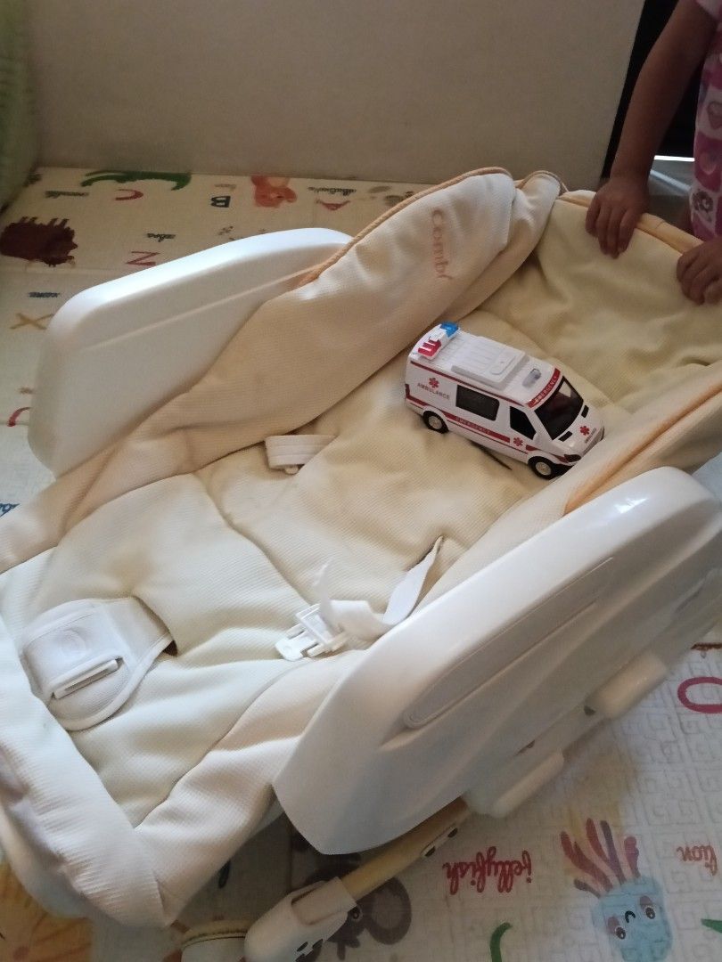 5in1 COMBI high-low chair rocker (Category: Baby High Chairs) located in Manila. Submitted by arjaneher53847 (Listing ID 1376325452, Image 1). Description: my baby used this from birth to 1yr old very useful as it's a rocker at the same time.