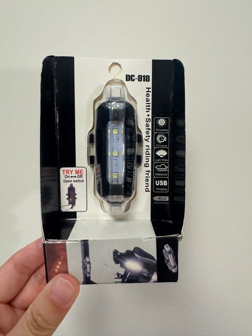 單車頭尾燈夜間安全, 運動產品, 單車及配件, 單車- Carousell