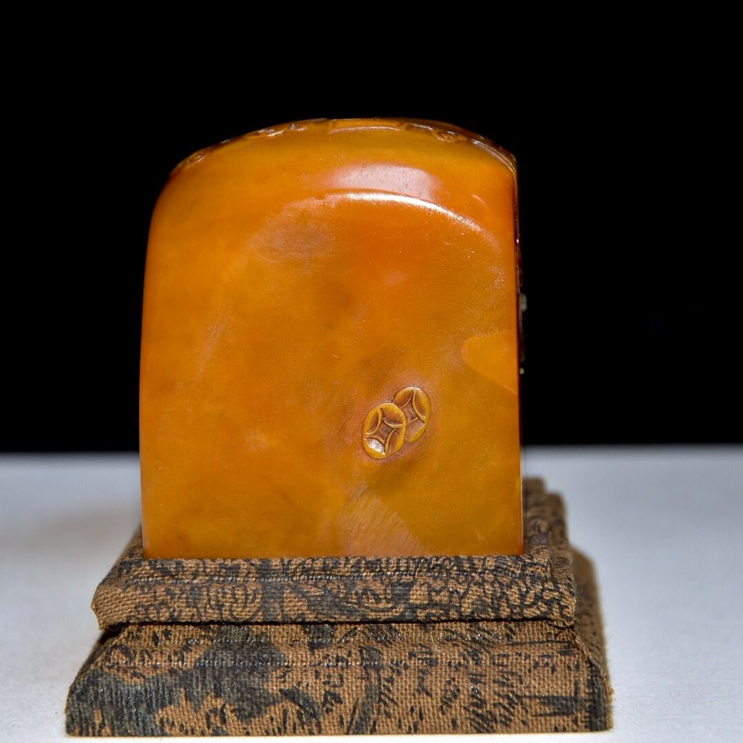 旧藏珍品 寿山石田黄石印章 Old Collection Treasures Shoushan