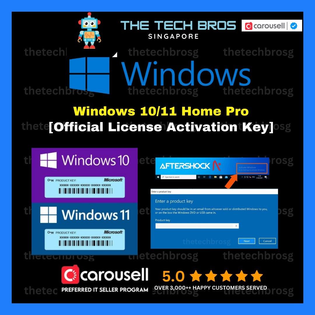 ⭐ Instant Authentic Windows 11 Pro | 11 Home | 11 Education | 11 EnteRprise | Windows 10 Pro | 10 Home | 10 Eduation | 10 Enterprise - LIFETIME ACTIVATION PRODUCT KEY LICENSE ⭐628630594932491114