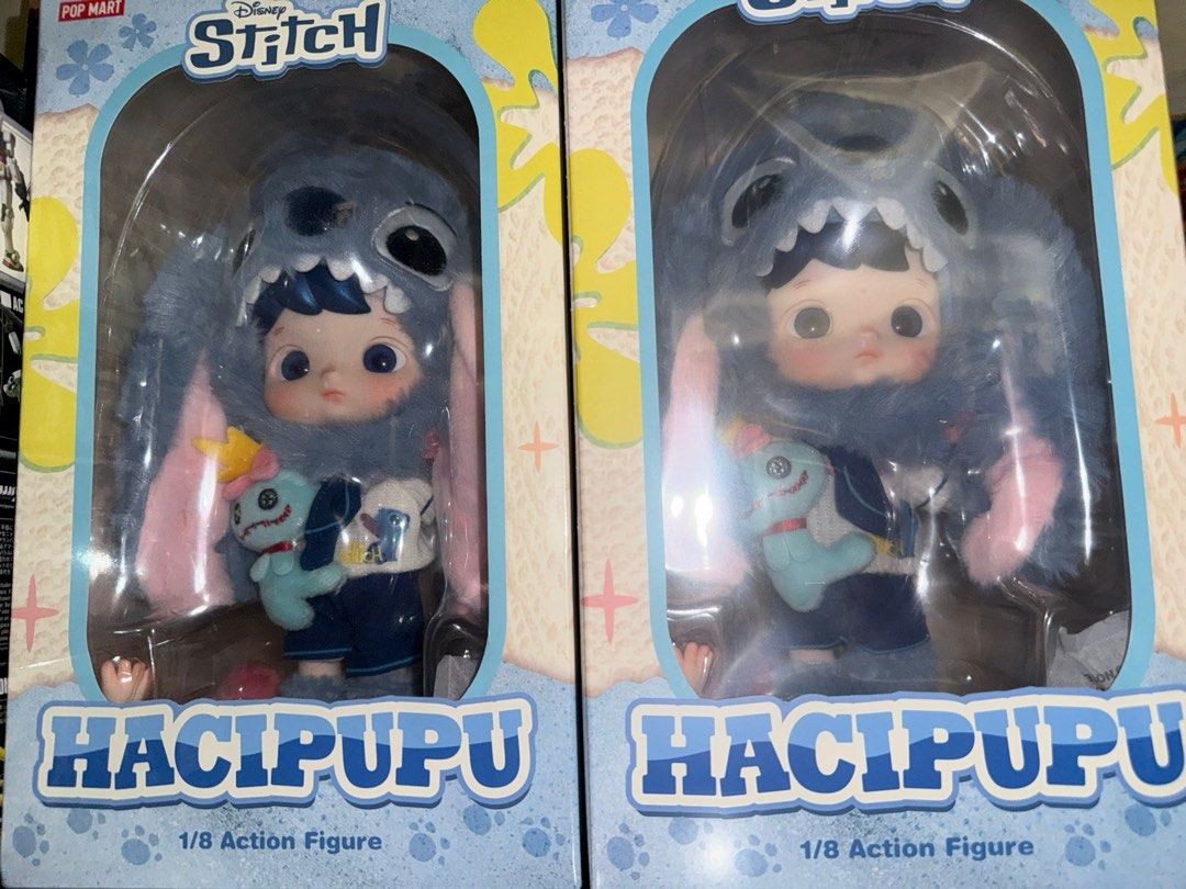 POPMART HACIPUPU スティッチ 可動ぬいぐるみ 人形 BJD1:8 HACIPUPU