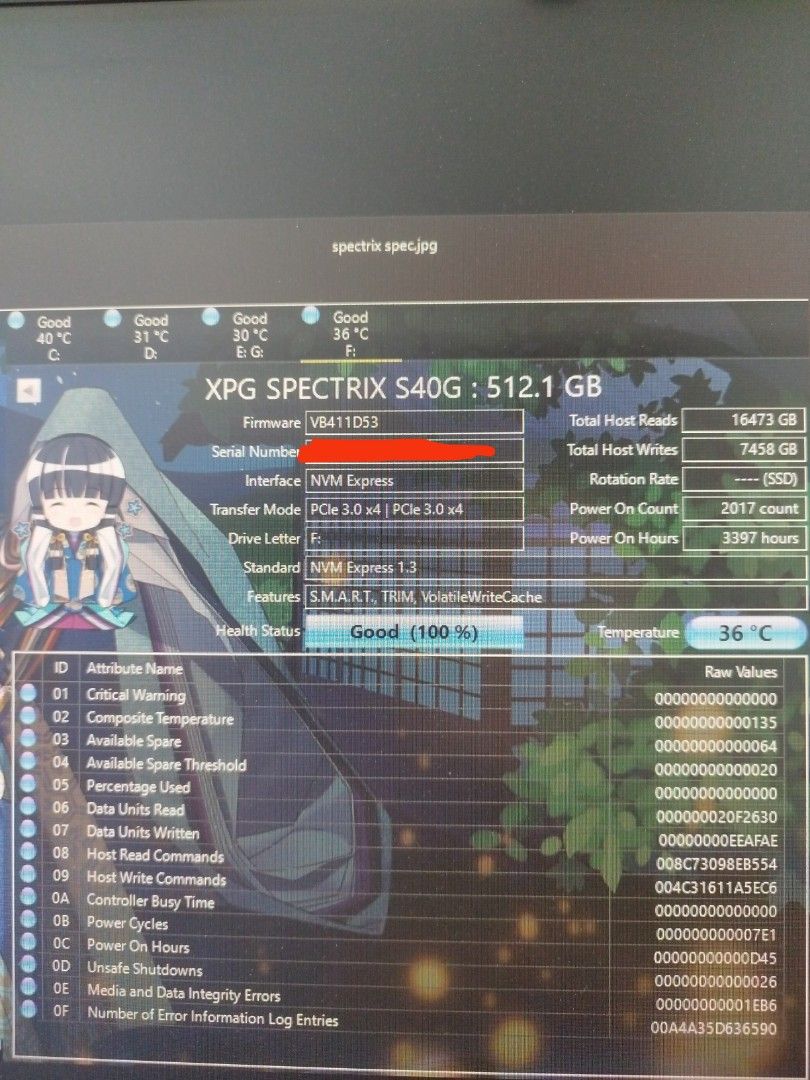 Adata XPG spectrix S40G63168946496386113