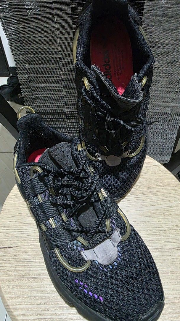 Adidas Lxcon Core Black Training Running Shoes (Category: Sneakers) located in Manila. Submitted by a.solo (Listing ID 1376409842, Image 3). Description: LET'S MAKE READING A HABIT ▪️Pre-loved but in great condition ▪️No flaws, just signs of usage ▪️Size: US 7 | 24.5 RFS: Decluttering Note: 1.Please allow 1cm differs due to manual measurement. 2.Due to the different display and different light, the picture may not reflect the actual color of the 