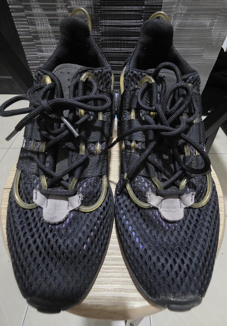 Adidas Lxcon Core Black Training Running Shoes (Category: Sneakers) located in Manila. Submitted by a.solo (Listing ID 1376409842, Image 1). Description: LET'S MAKE READING A HABIT ▪️Pre-loved but in great condition ▪️No flaws, just signs of usage ▪️Size: US 7 | 24.5 RFS: Decluttering Note: 1.Please allow 1cm differs due to manual measurement. 2.Due to the different display and different light, the picture may not reflect the actual color of the 
