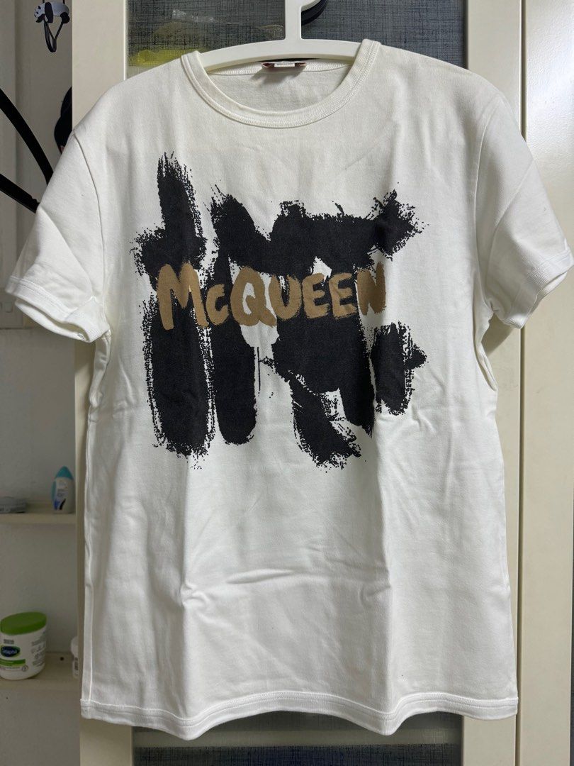CLEARANCE SALE* Alexander McQueen Graffiti Logo Print T-Shirt