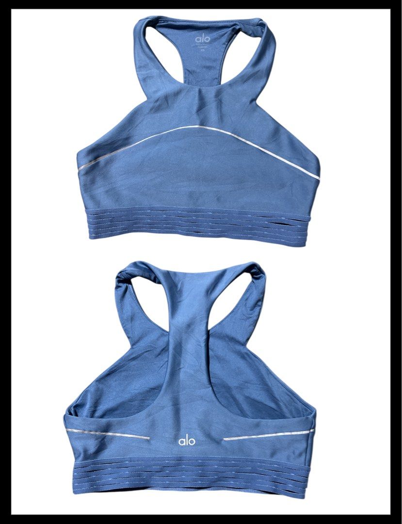 Alo yoga lush sports bra xs (Category: Activewear) located in Iba. Submitted by xooperfindslb (Listing ID 1376304039, Image 2). Description: Fixed price , free shipping !! Alo yoga lush sports bra blue xs on printed tag No issue Like new.