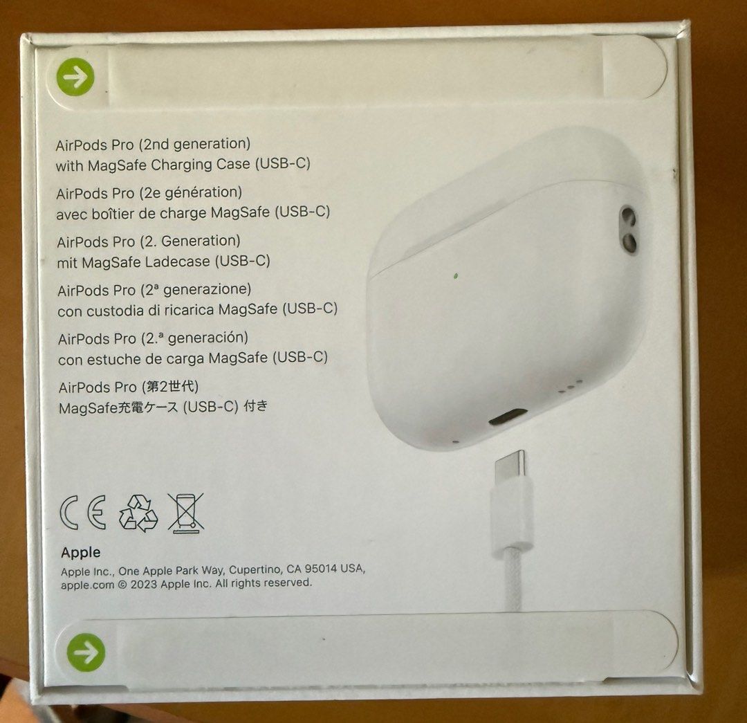 Apple AirPods Pro 2nd Gen (Category: Earphones) located in Singapore. Submitted by krishna4137 (Listing ID 1376292379, Image 2). Description: New. Not yet opened.
