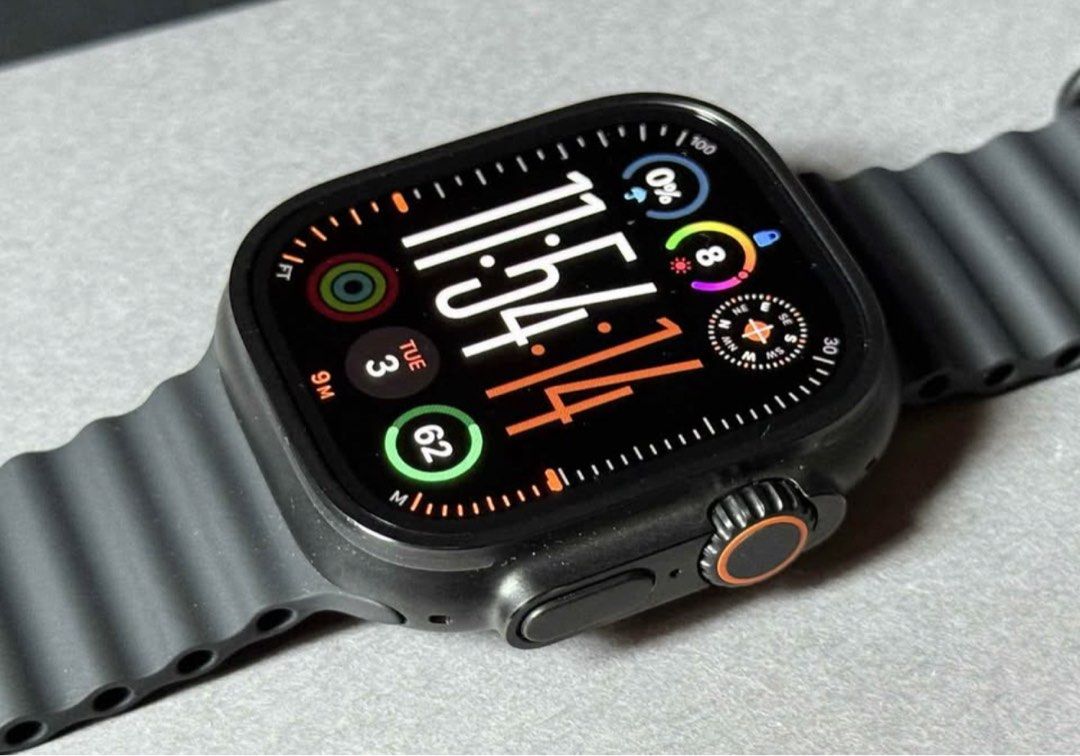 Apple watch Ultra 2 GPS cellular May 2025 (Category: Wearables & Smart Watches) located in Makati City. Submitted by luxeshop8 (Listing ID 1376357605, Image 2). Description: Brandnew Just opened With spigen tempered glass installed With receipt Under warranty until may 2026 .