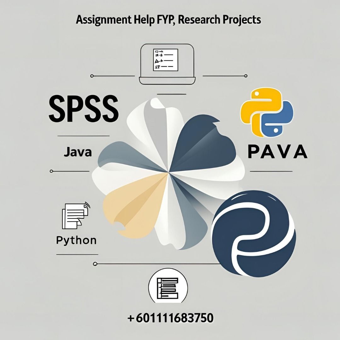 Assignment Help | Research Projects | FYP | SPSS Analysis | Python | Java | C++ | HTML | CSS | R | PHP (Category: Tuition) located in Kuala Lumpur. Submitted by assignment_help101 (Listing ID 1227745298, Image 2). Description: Struggling with assignments or final year projects? Need expert help with research, coding, or data analysis? I’ve got you covered! 🔧 Services Offered: ✅ Assignment Assistance (All subjects) ✅ Final Year Project (FYP) Guid