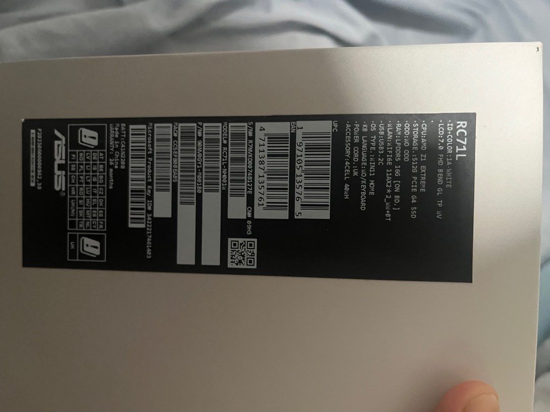 Asus Rog Ally62863061321601111