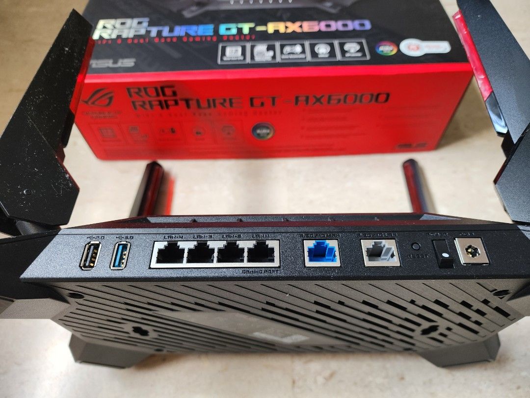 ASUS ROG Rapture GT-AX6000 WiFi 6 Gaming Router62863110450306111