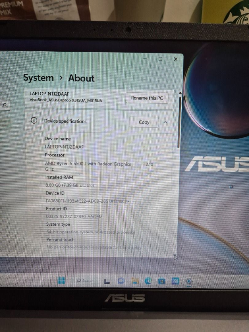 ASUS VivoBook X515UA Laptop, AMD Ryzen 562863060532609114