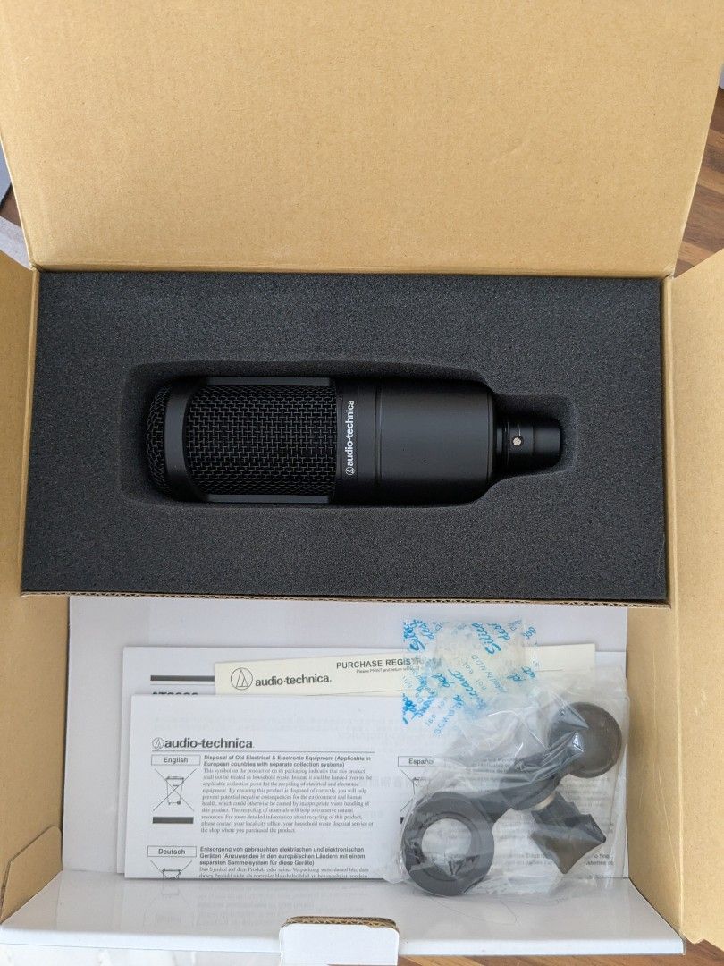 Audio-Technica AT2020 Condenser Microphone62863111081729111