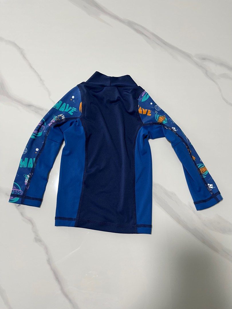 Baby Navy UPF 50+ Long Sleeve Swim top ( 12 to 18 months) (Category: Babies & Kids Fashion) located in Singapore. Submitted by prettyinprintswxm (Listing ID 1376289925, Image 2). Description: Price includes normal mail .