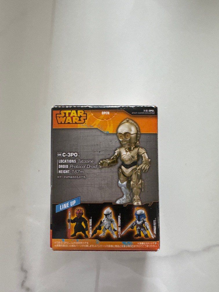 Bandai - Star Wars (Category: Toy Figures) located in Singapore. Submitted by authentic100 (Listing ID 1376294997, Image 3). Description: Star Wars Converge BNIB My loss is your gain. 1. Jango Fett : S$ 23.90 2. C - 3PO : S$ 22.90.