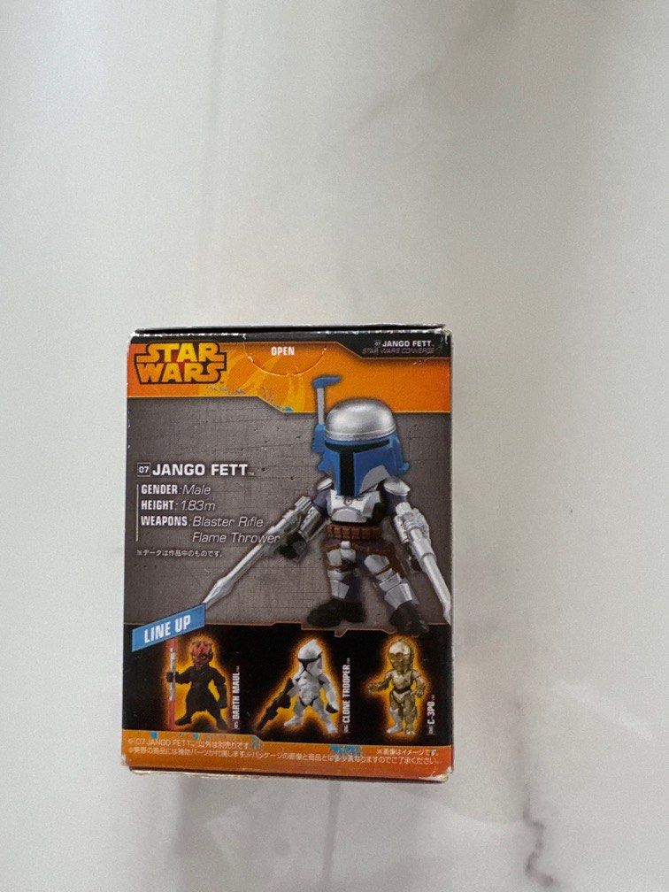 Bandai - Star Wars (Category: Toy Figures) located in Singapore. Submitted by authentic100 (Listing ID 1376294997, Image 2). Description: Star Wars Converge BNIB My loss is your gain. 1. Jango Fett : S$ 23.90 2. C - 3PO : S$ 22.90.
