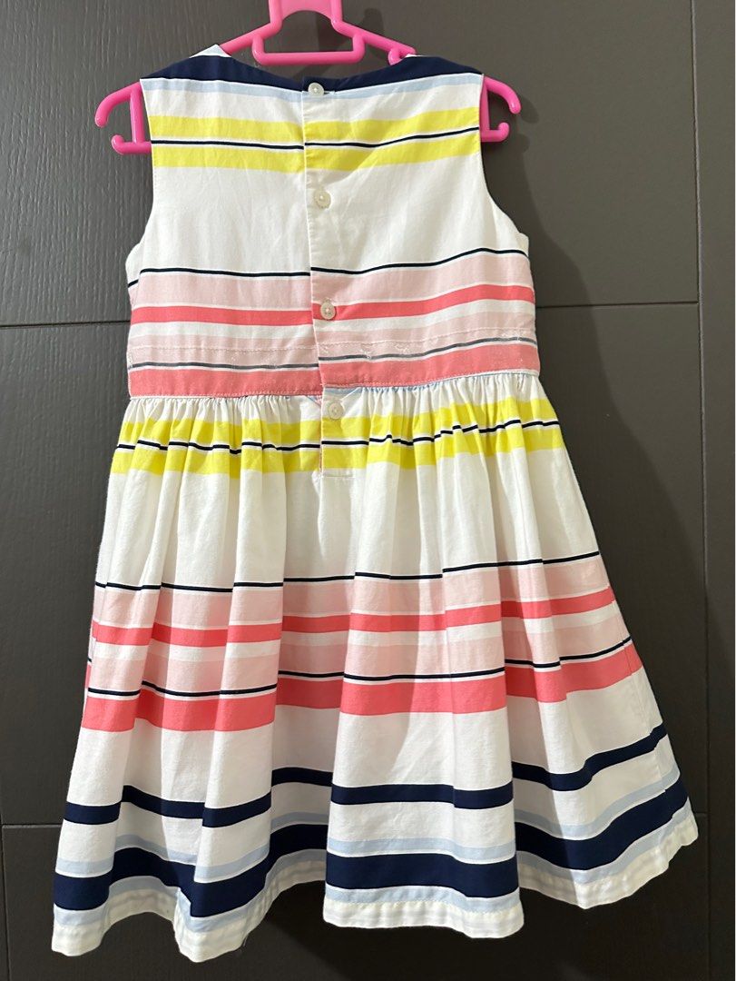 Carter’s Stripes Dress (Category: Babies & Kids Fashion) located in Paranaque City. Submitted by decluttermatters (Listing ID 1376411324, Image 3). Description: 👗 From 🇺🇸 👗 Size is 24 months on tag 👗Super pretty RFS: Outgrown ✅ For used items, kindly manage your expectations. If you are meticulous with used clothings, I highly suggest you bid on new or excellent used condition items to save us both time and hassle. Thanks! ✅ Actual color may