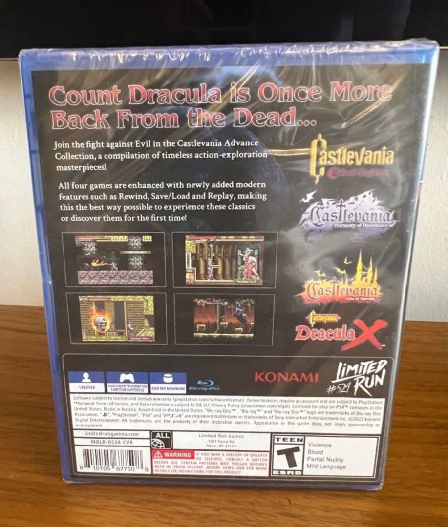 Castlevania Advance - PS4 (Brand New)62853058306945111