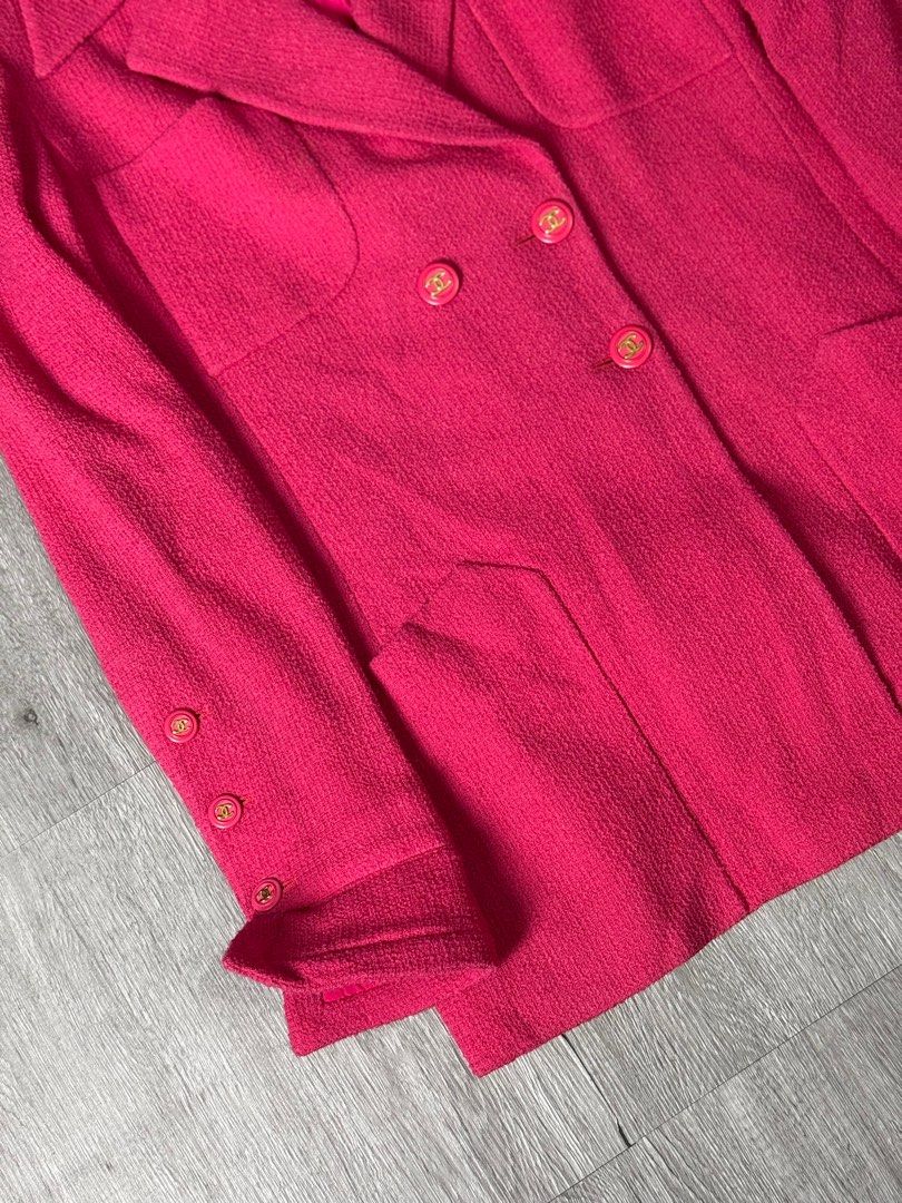 Chanel 94 Cruise Pink Tweed Jacket (Category: Luxury Apparel) located in Bayambang. Submitted by highendsph (Listing ID 1376262650, Image 2). Description: Size: M.