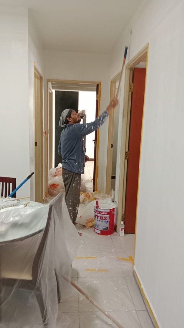 cheap painting service, cheap painter Provider, Hdb,Bto,Condo, Landed house painting, toilets epoxy flakes epoxy paint, every type painting service.62863115463426111